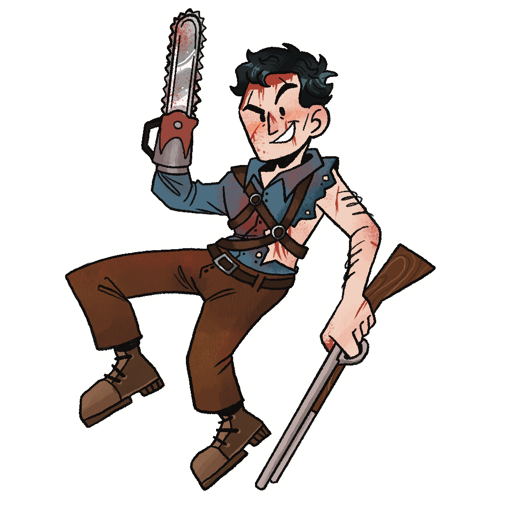 Ash (Evil Dead) Sticker