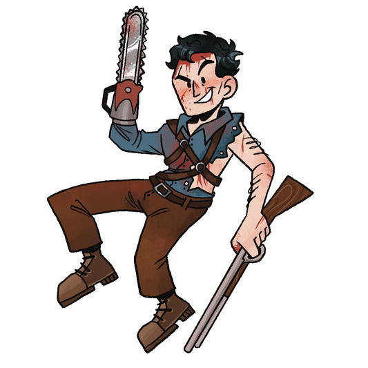 Ash (Evil Dead) Sticker