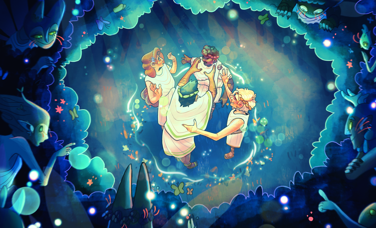 Midsummer Night’s Dream Group Print