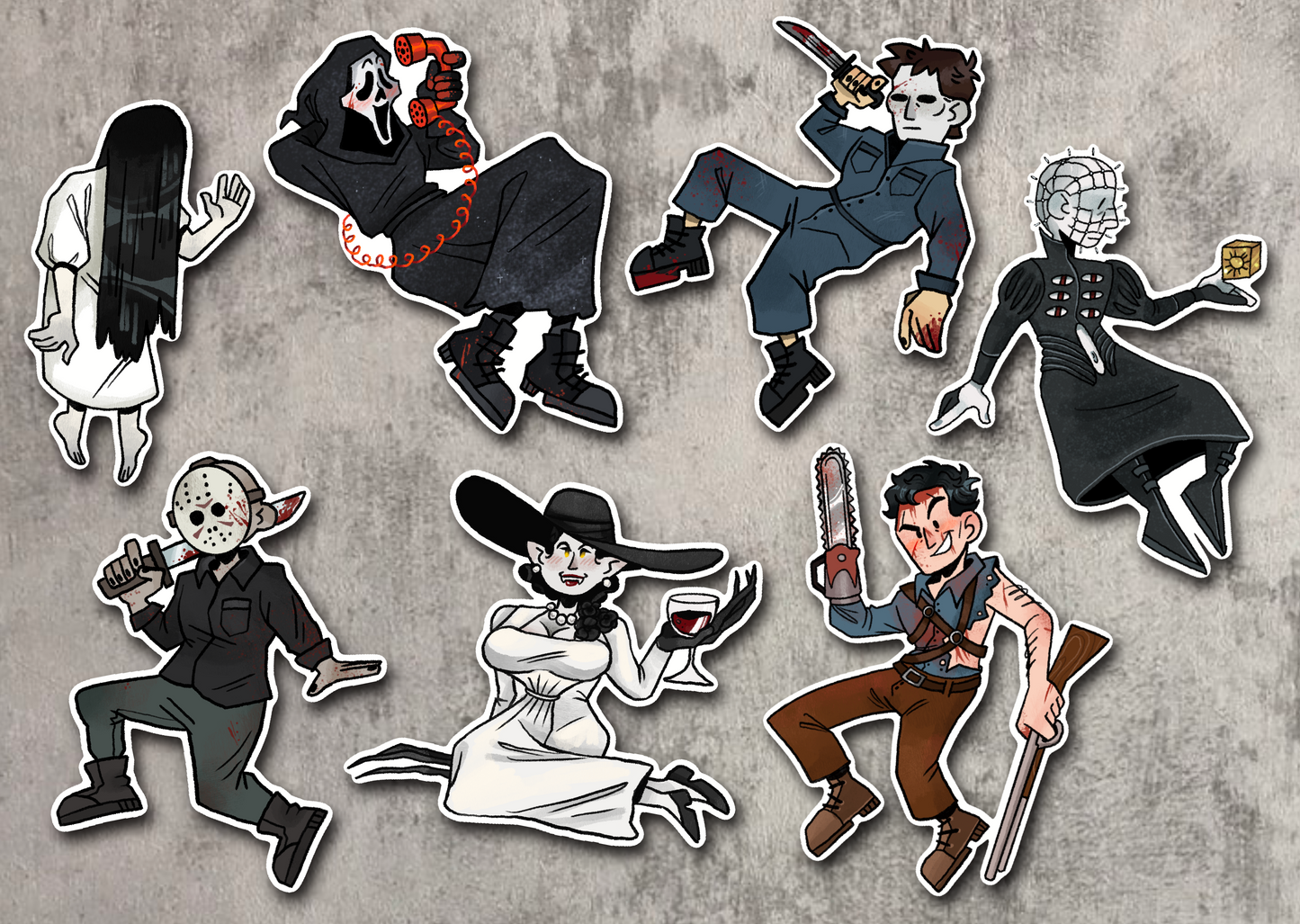 Horror Sticker Sheet